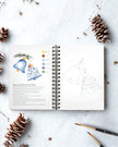 Happy Holidays Watercolor Workbook by Willow Wolfe