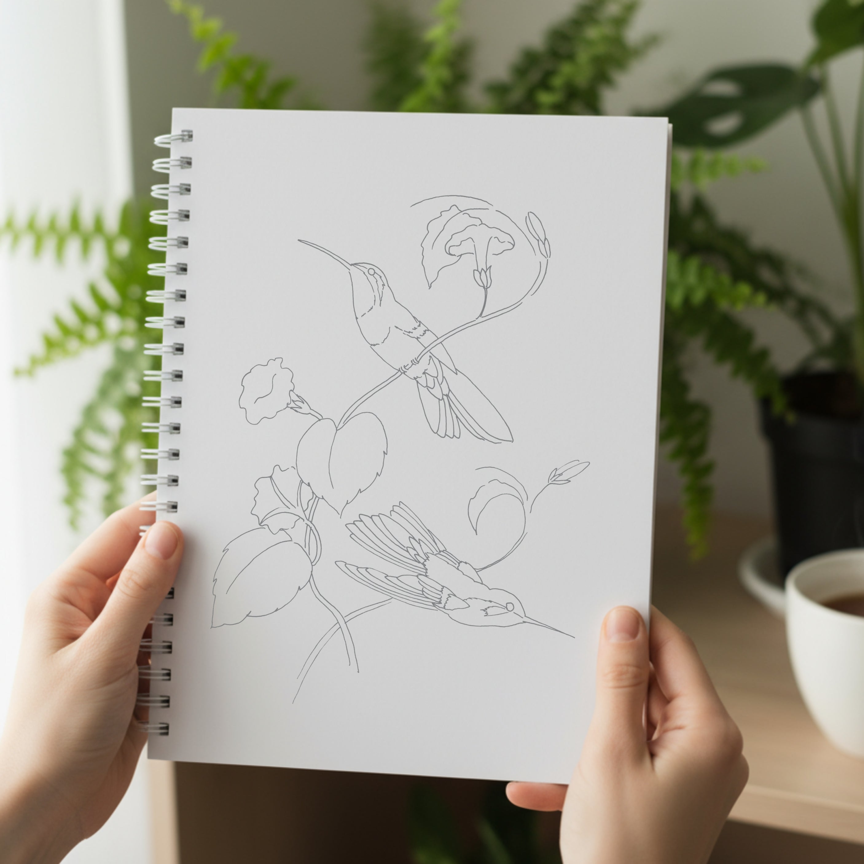 Vintage Hummingbirds Oil Workbook by Willow Wolfe - Limited Quantities