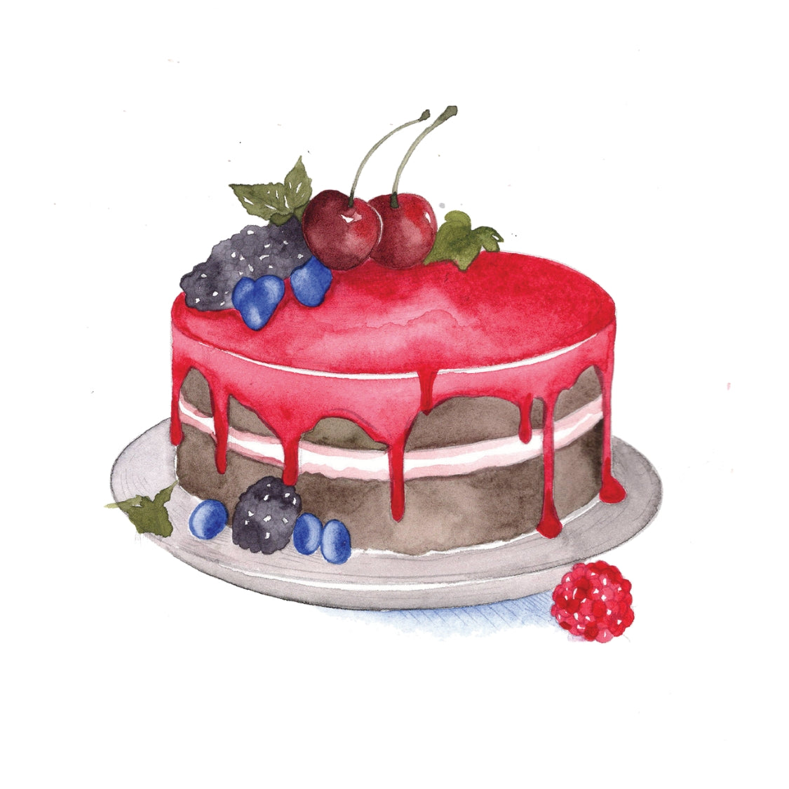 Sweet Treats Watercolor Workbook by Nya Wolfe