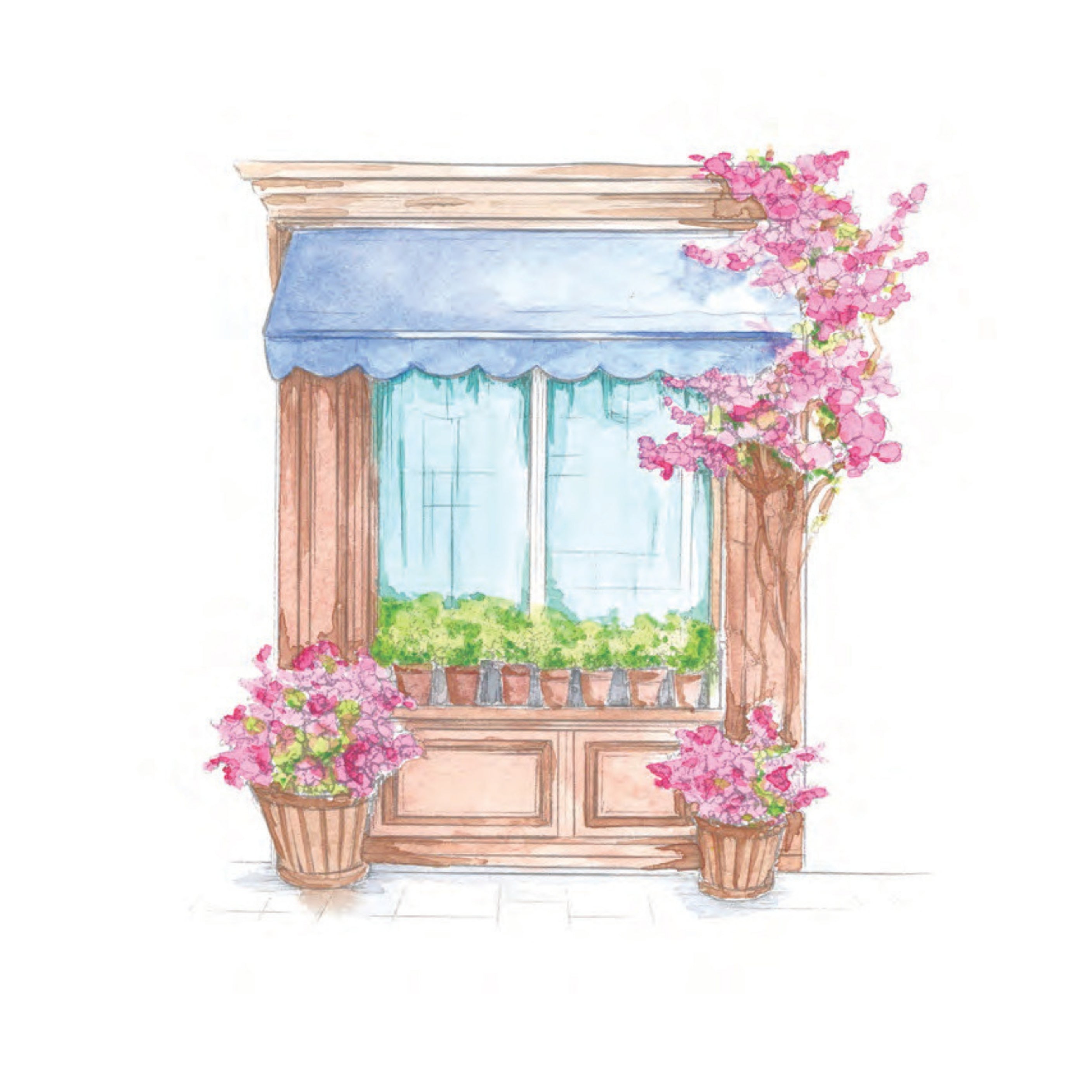 Cozy Cafés Watercolor Workbook by Nya Wolfe