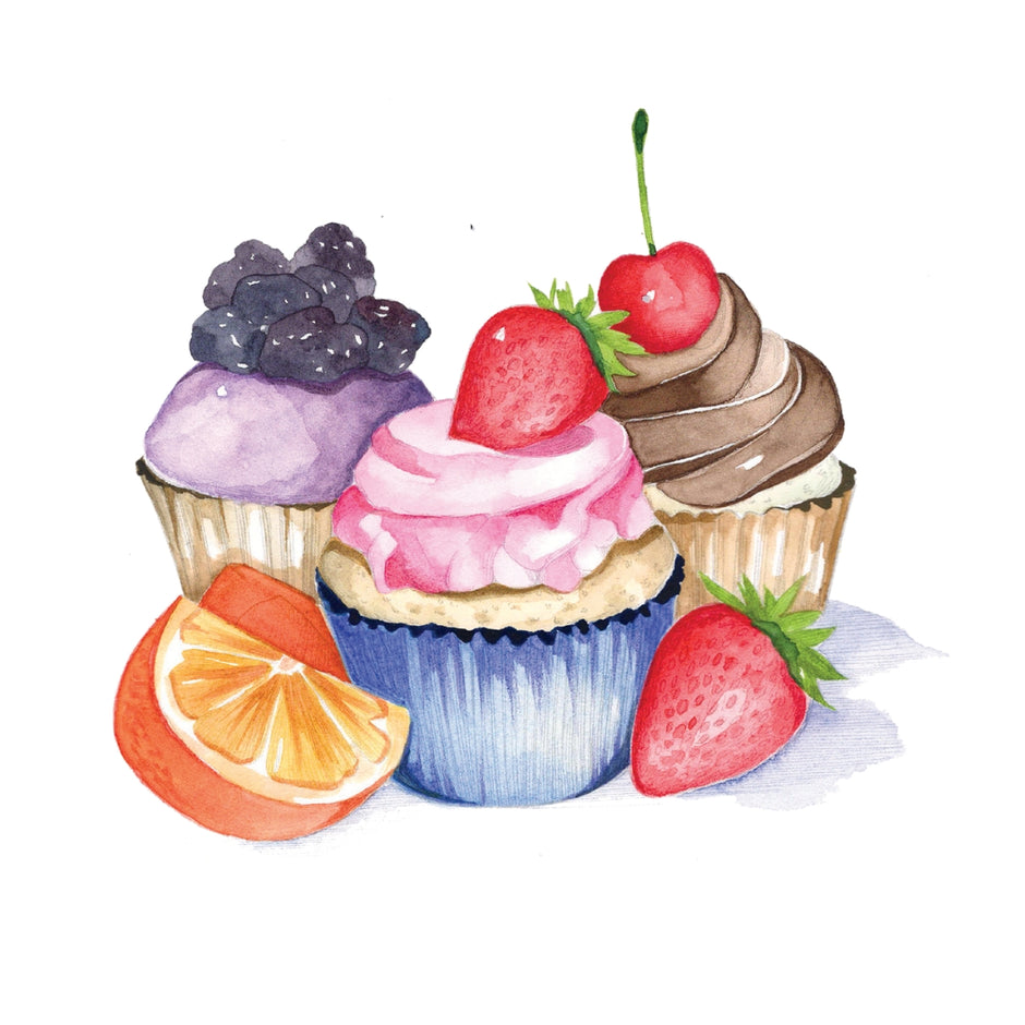 Sweet Treats Watercolor Workbook by Nya Wolfe