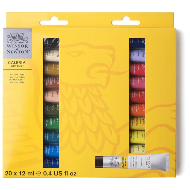 Winsor & Newton Galleria Paint Set:20 Tubes