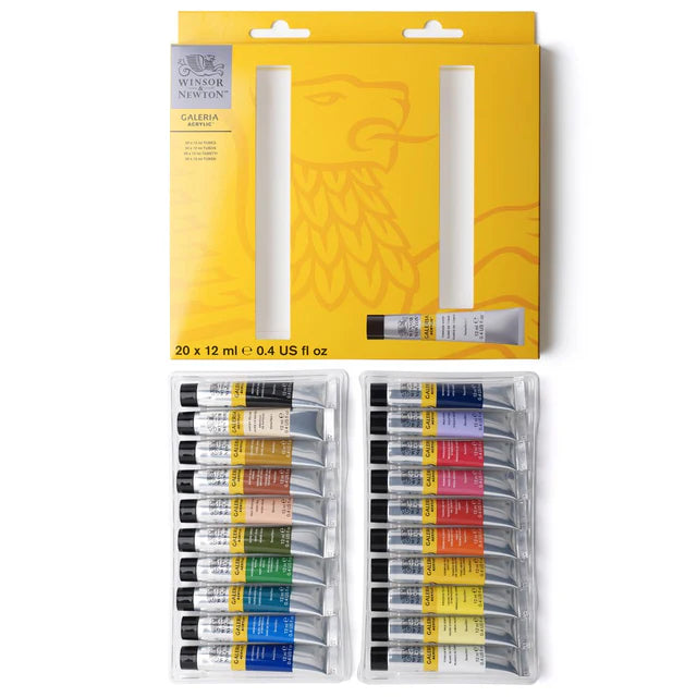 Winsor & Newton Galleria Paint Set:20 Tubes