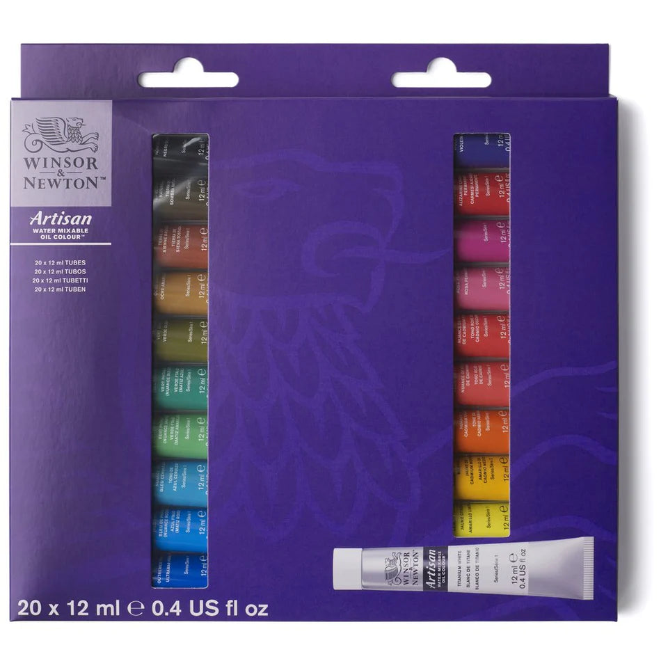 Artisan Water Mixable Oil Set by Winsor & Newton 20x12ml