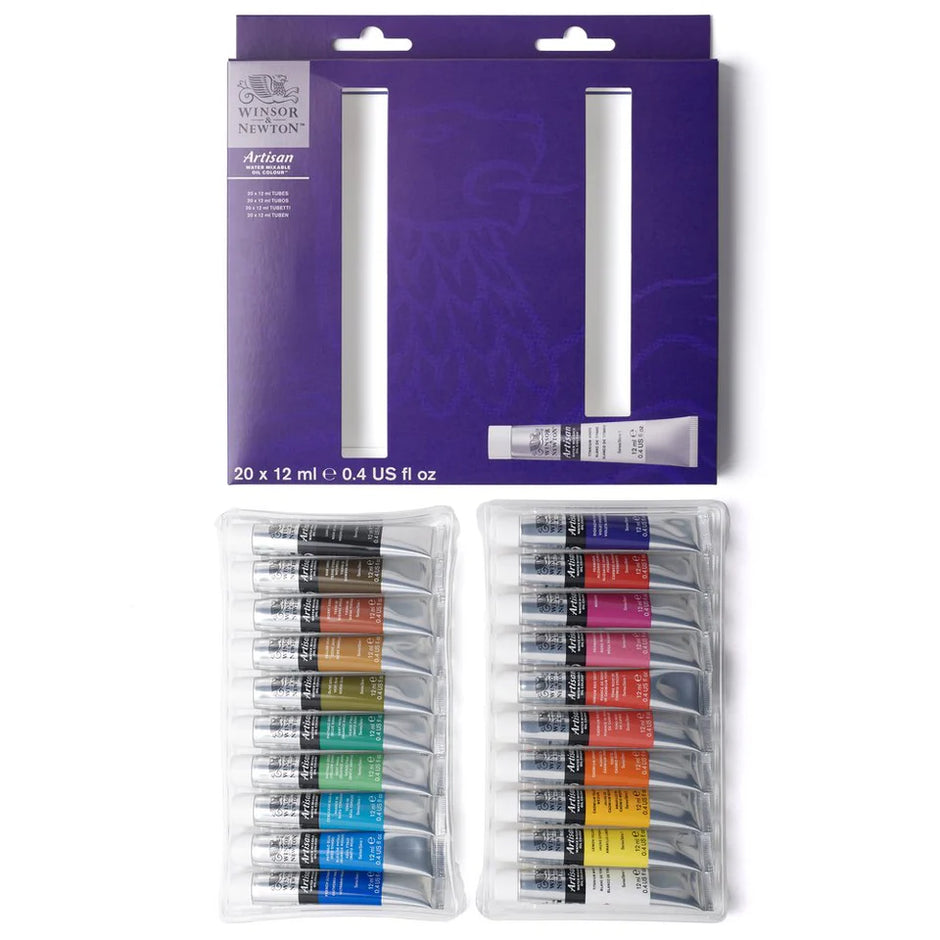 Artisan Water Mixable Oil Set by Winsor & Newton 20x12ml