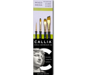 Callia® Mixed Media Try-It Brush Set, Synthetic Sable: Set 600