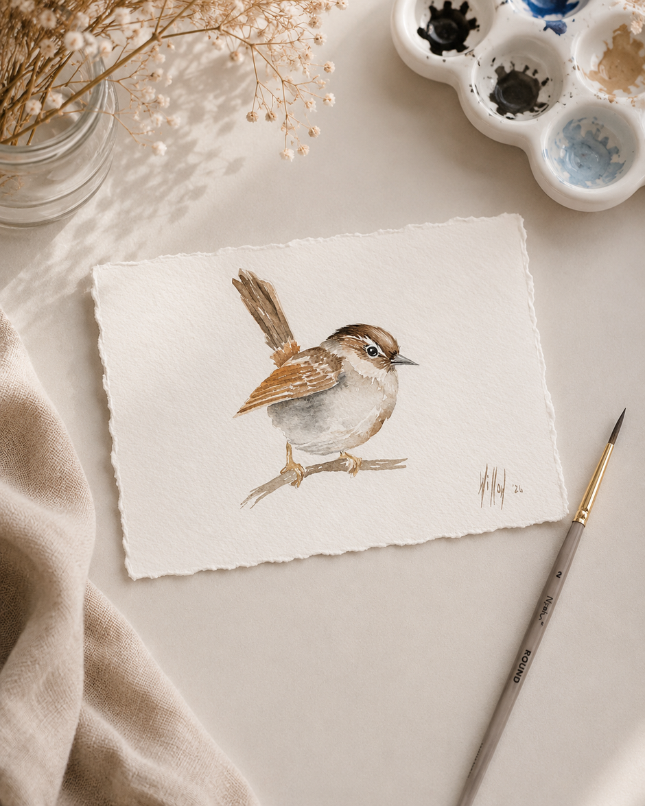 Beautiful Birds Watercolor Workbook by Willow Wolfe