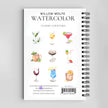 Classic Cocktails Watercolor Workbook by Nya Wolfe