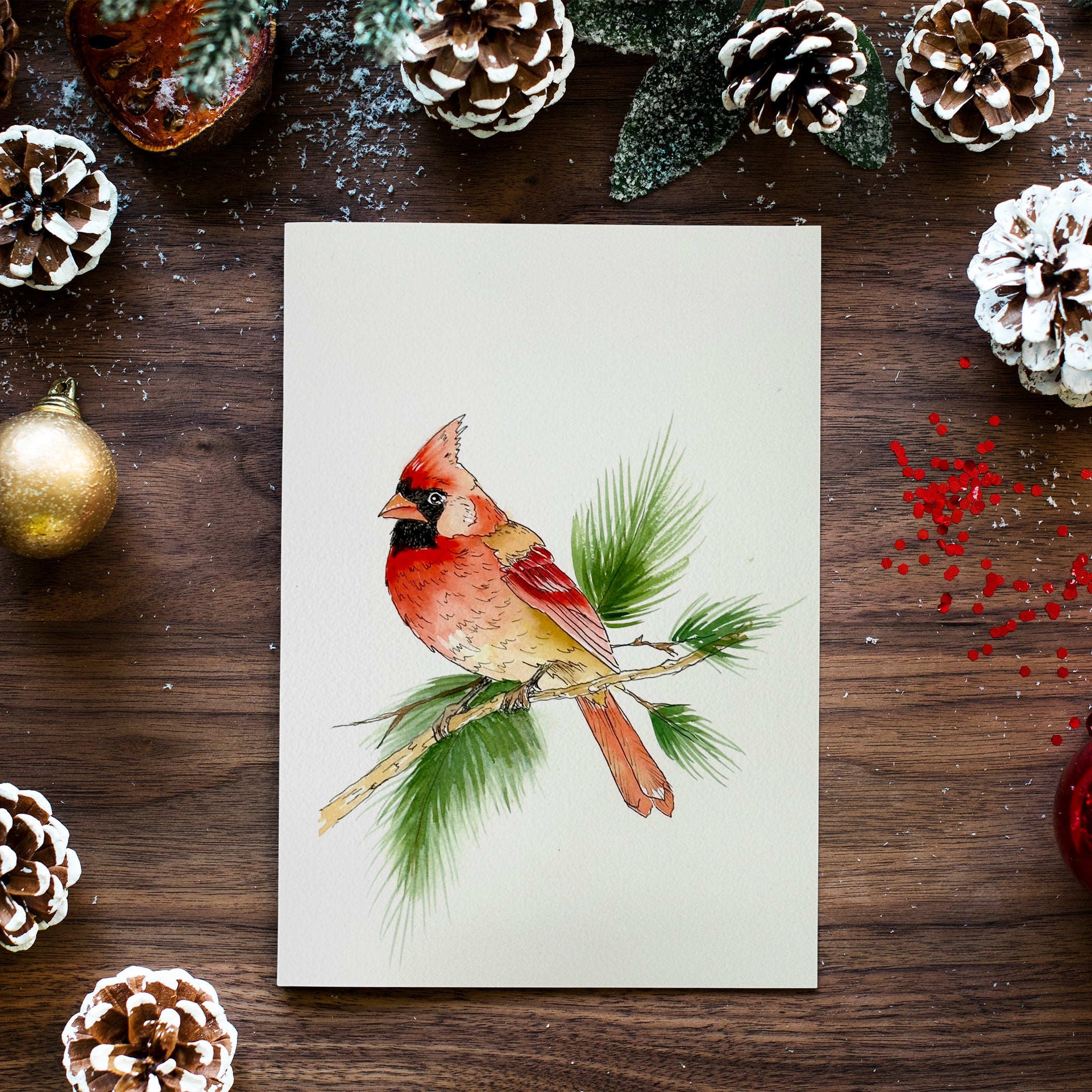 12 Festive Watercolor Cards