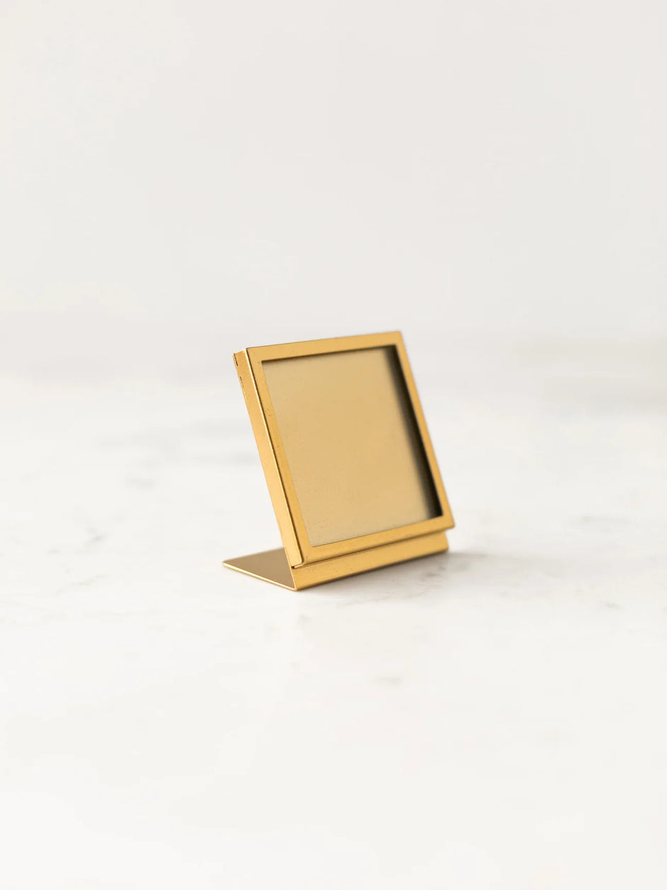 Mini Gold Frame with Glass 3x3