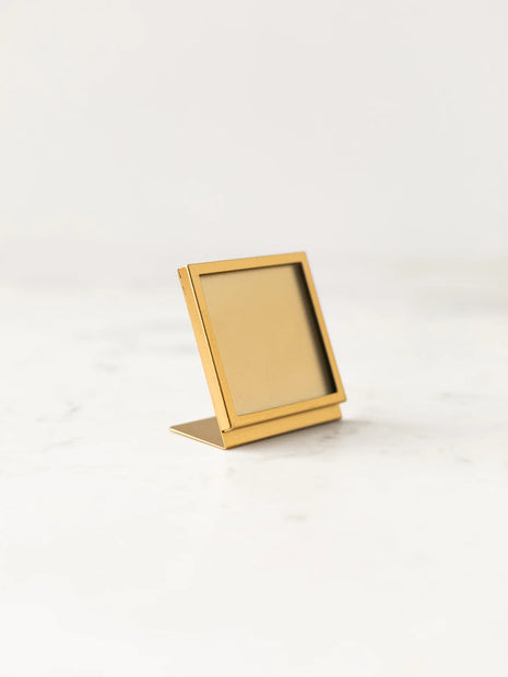 Mini Gold Frame with Glass 3x3"