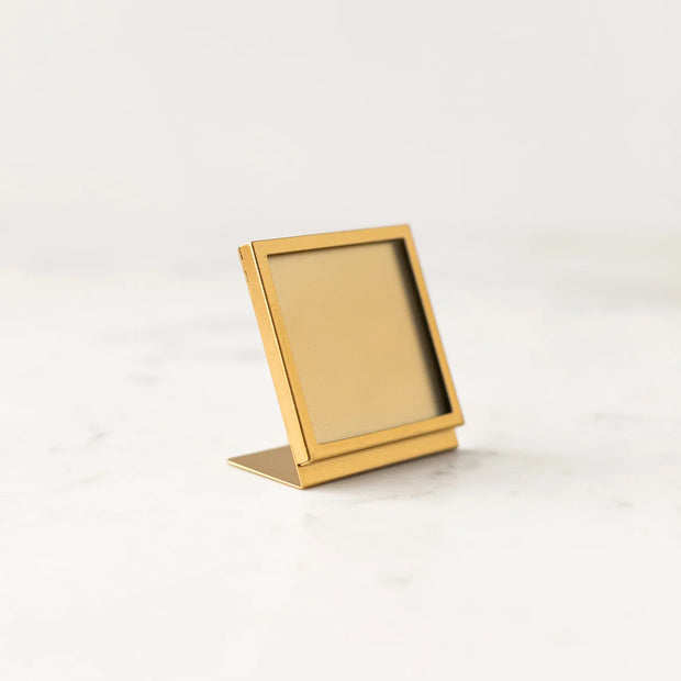 Mini Gold Frame with Glass 3x3"