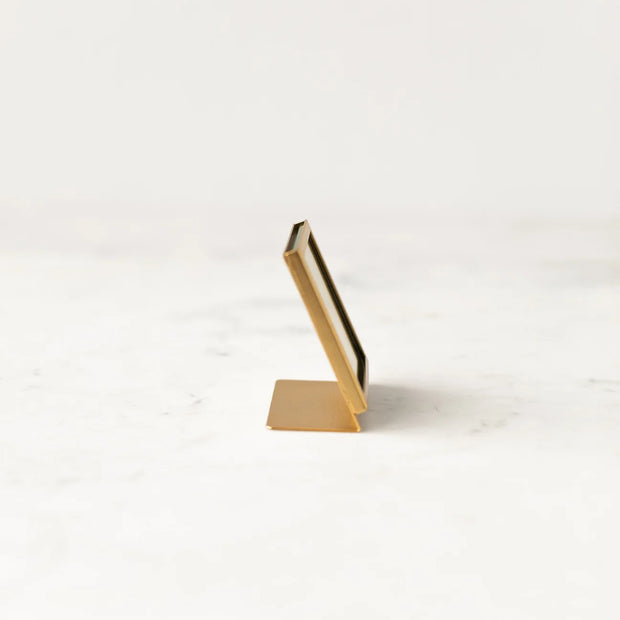 Mini Gold Frame with Glass 3x3"