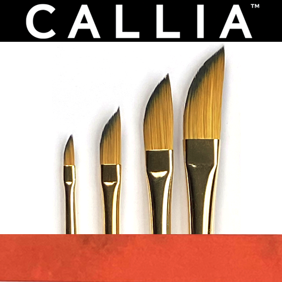 Callia® Dagger Brush Set, Synthetic Sable: Set 800