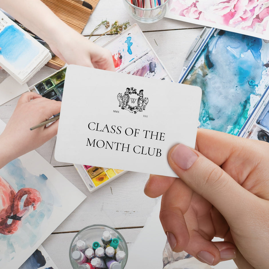 Watercolor Class of The Month Club