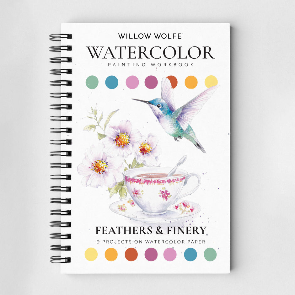 Feathers & Finery Watercolor Workbook