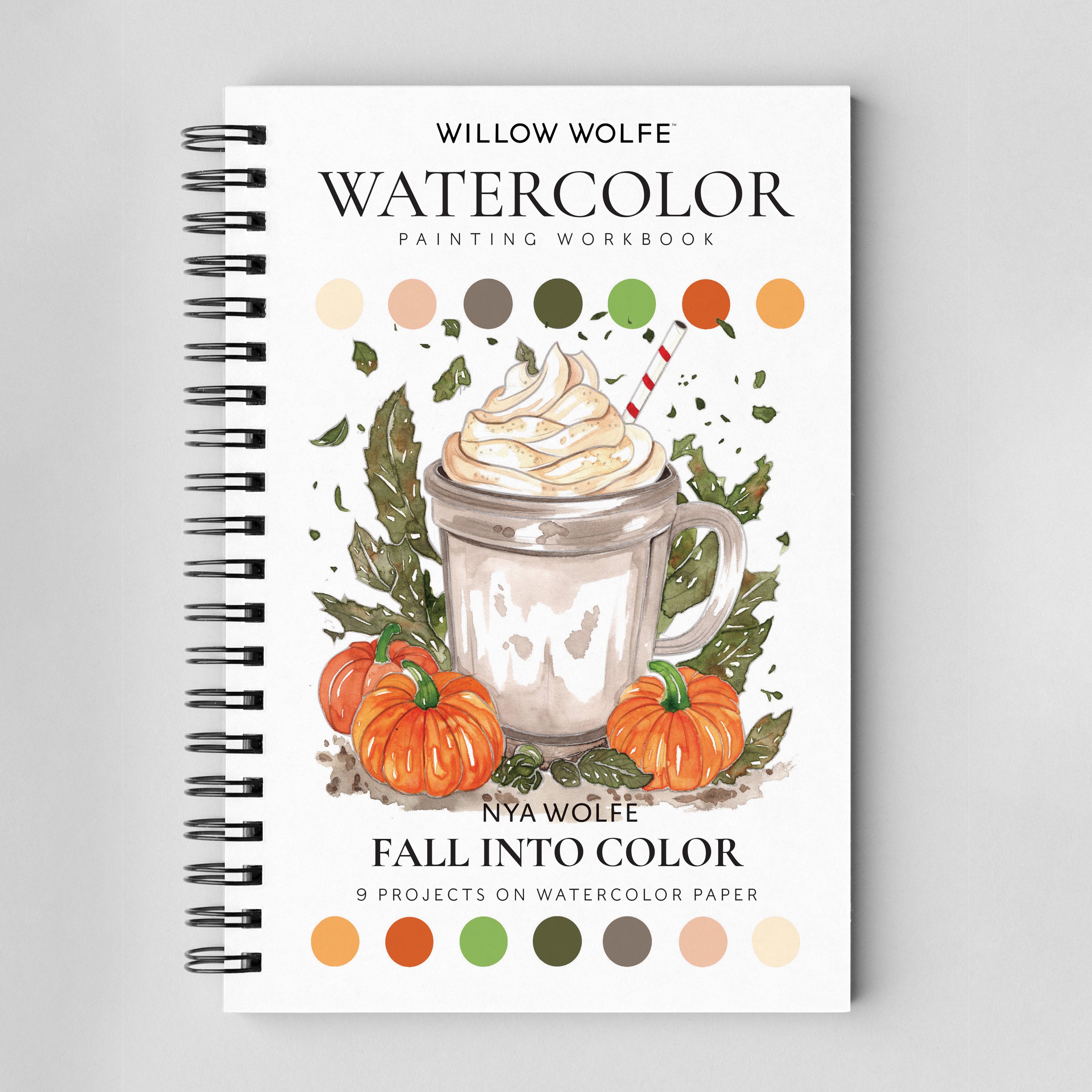 Fall Into Color Watercolor Workbook by Nya Wolfe
