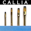 Callia® Flat Shapes Brush Set, Synthetic Sable: Set 700