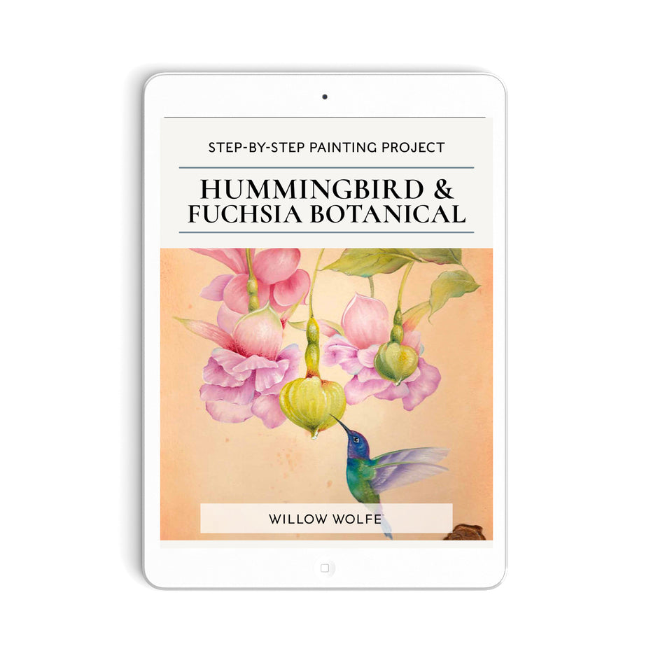 Hummingbird & Fuchsia