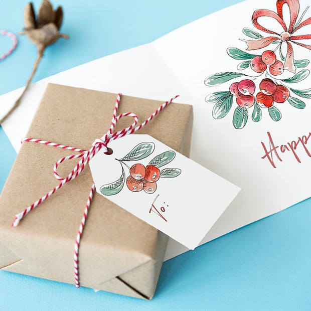 12 Festive Watercolor Cards