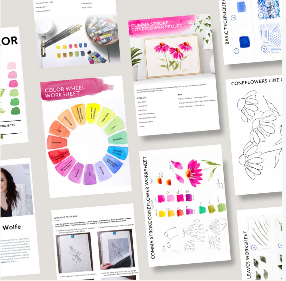 Watercolor Flowers for Beginners Course