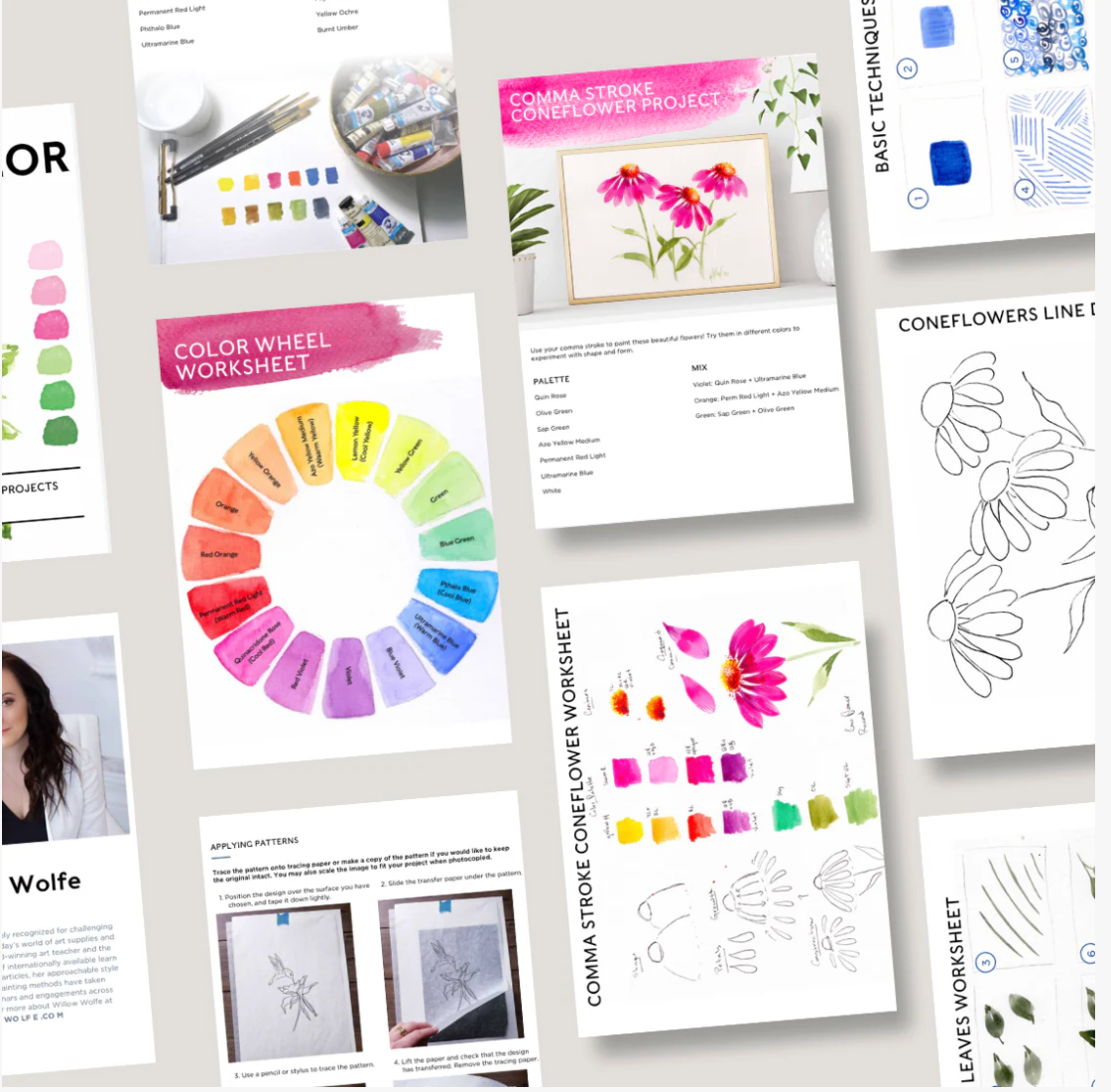 Watercolor Flowers for Beginners Course