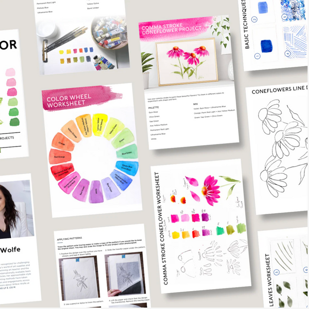 Watercolor Flowers for Beginners Course