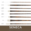 Seneca® Filbert Premium Synthetic Bristle Paint Brush by Willow Wolfe