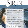Siren® Synthetic Squirrel  Watercolor Brush Set No. 3