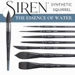 Siren® Synthetic Squirrel  Watercolor Brush Set No. 3