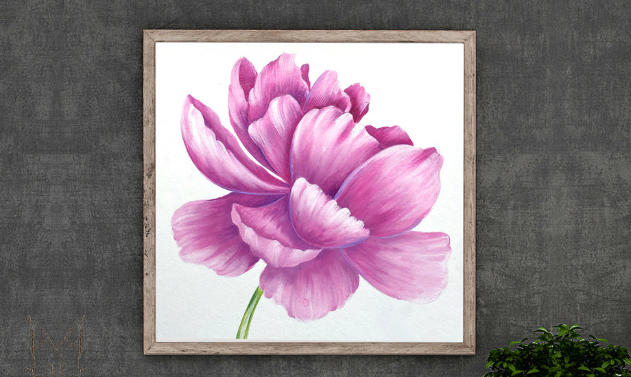 Stroke Blended Peony Petals