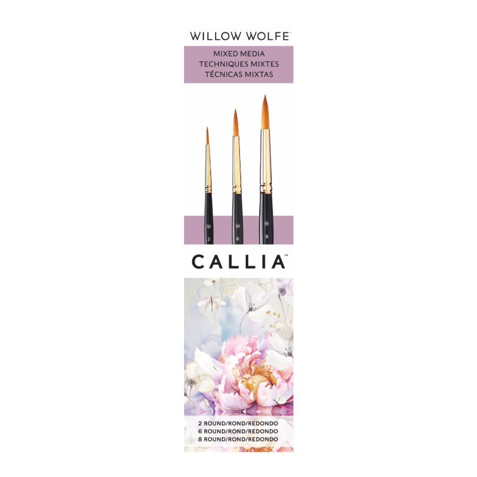 Callia® Intro Rounds Brush Set, Synthetic Sable: Set 1700