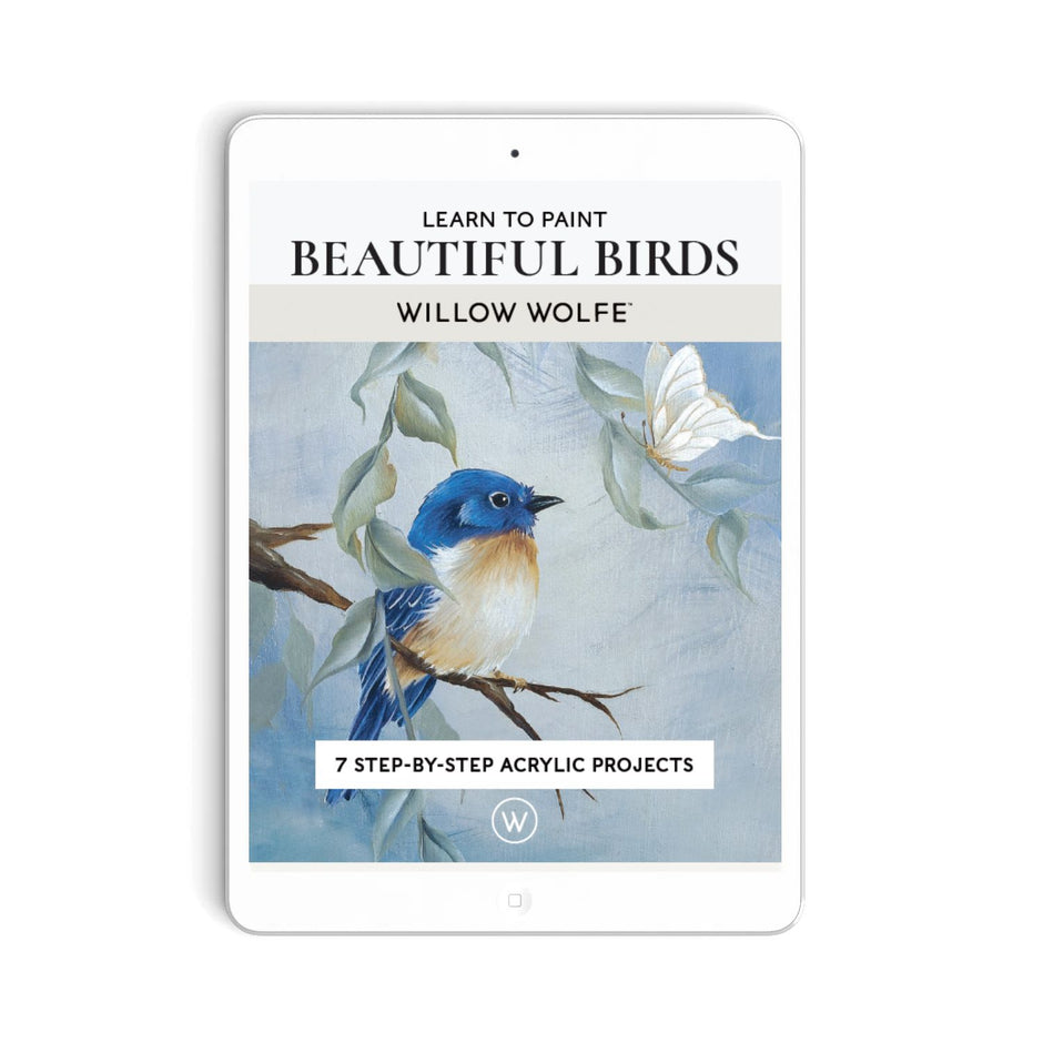 Beginner Birds & Flowers Acrylic EBook