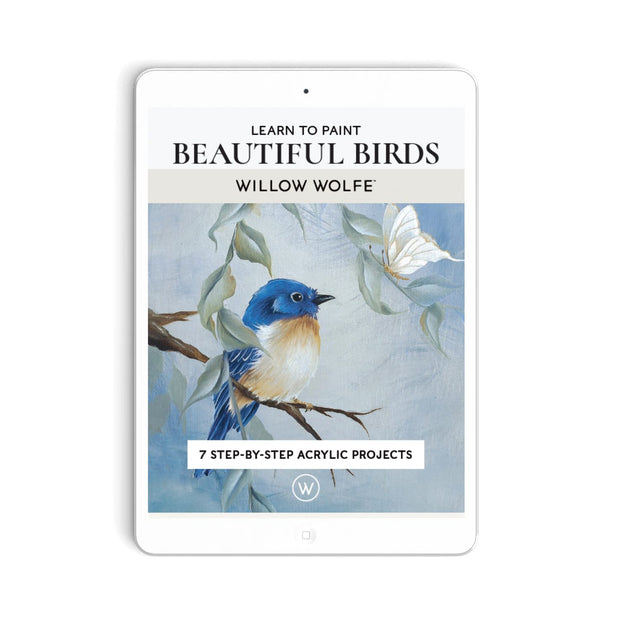 Beginner Birds & Flowers Acrylic EBook