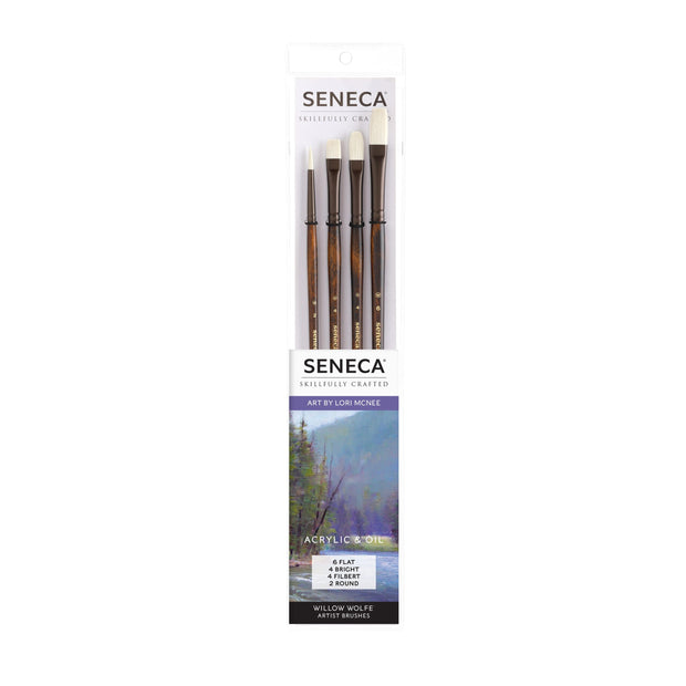 Seneca Artist Series® Synthetic Bristle Paint Brush Set Featuring Dimitri Sirenko: Set 100