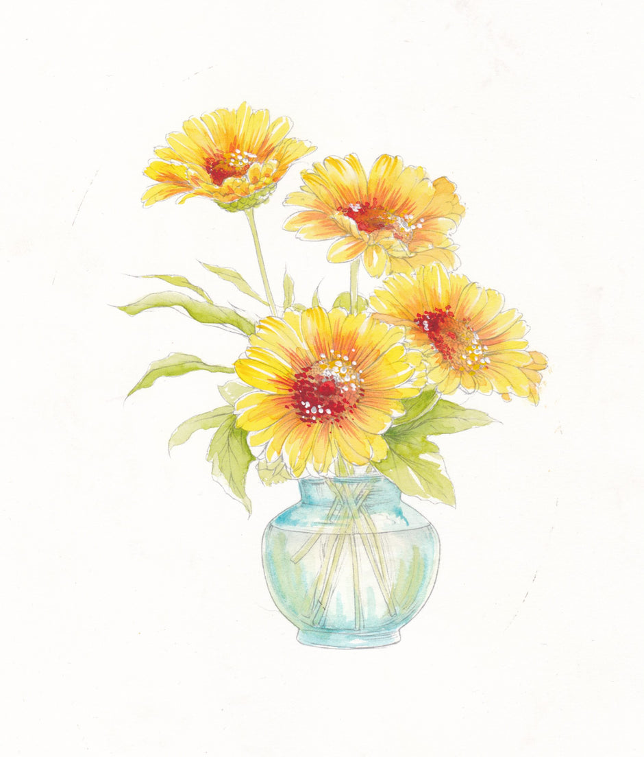 Watercolor Blooms & Bouquets