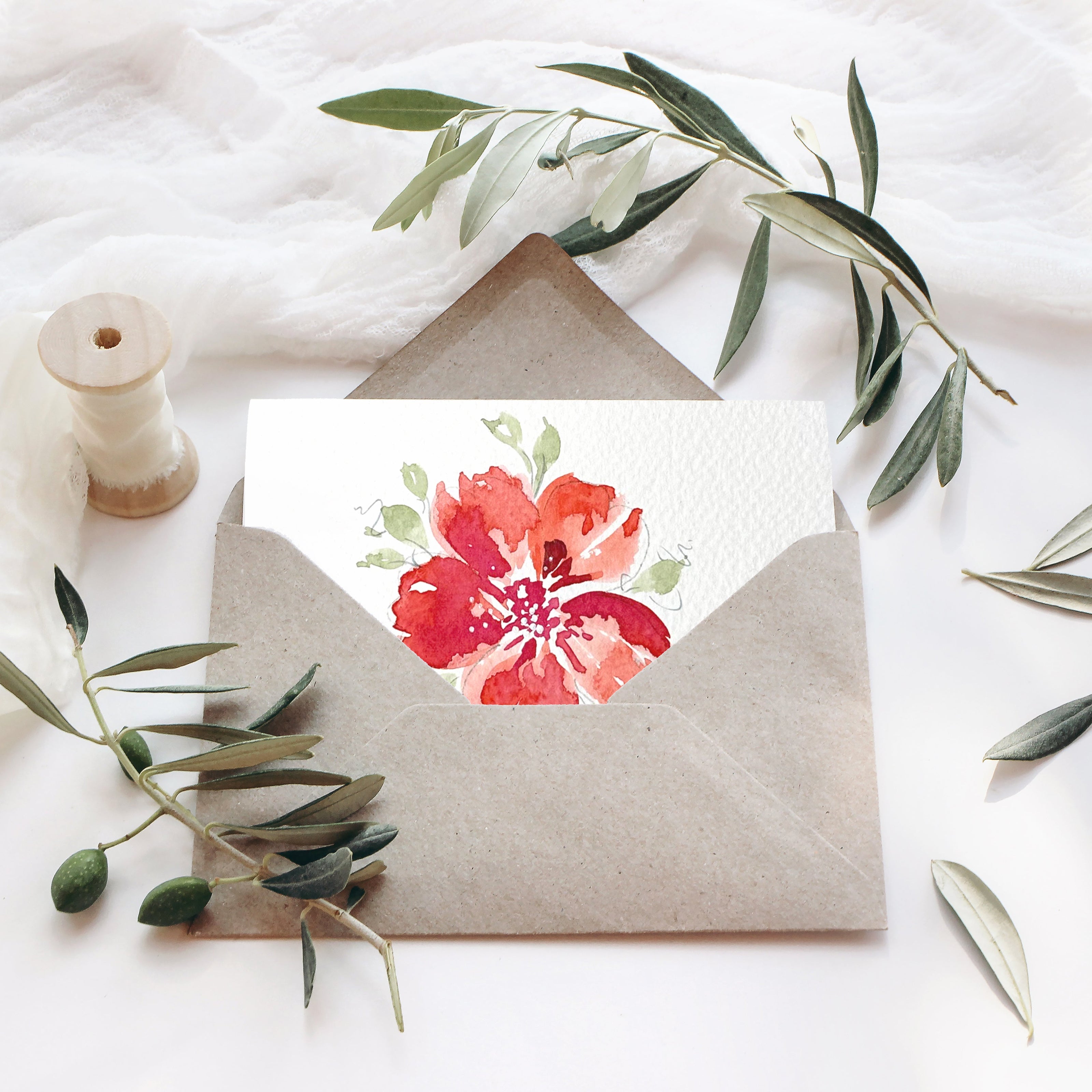 Basic Strokes for Watercolor Flowers