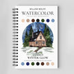 Winter Glow Watercolor Workbook By Nya Wolfe
