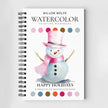 Happy Holidays Watercolor Workbook by Willow Wolfe