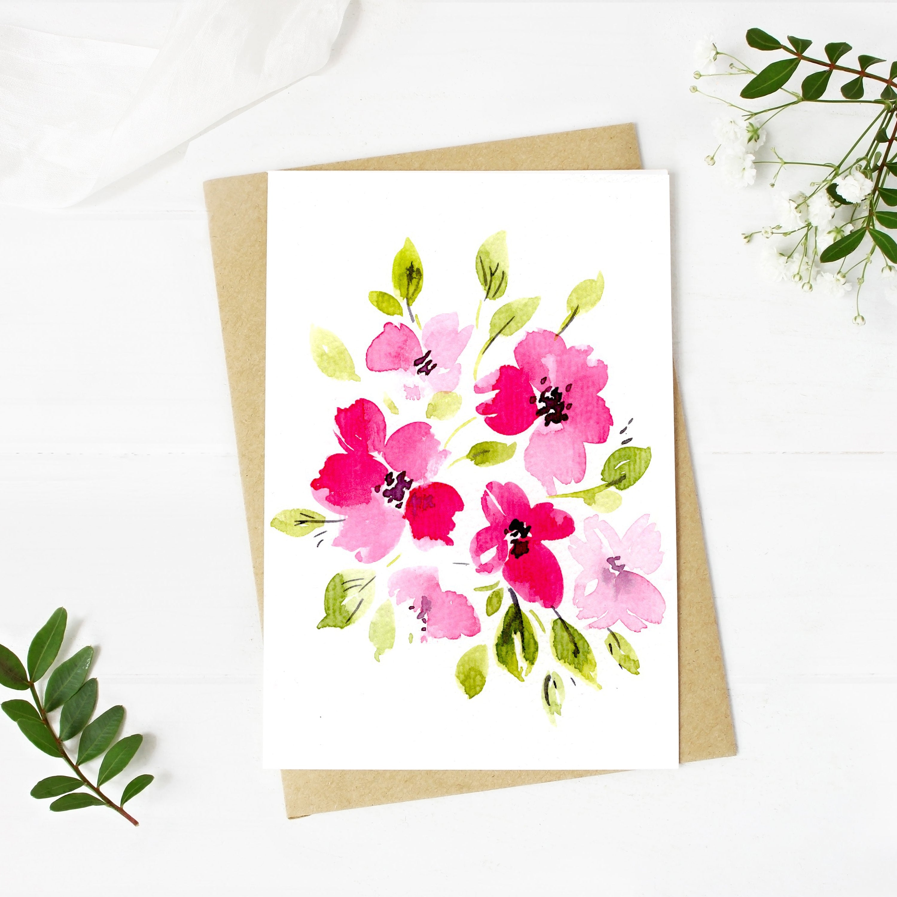 Watercolor Flowers for Beginners