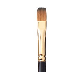 Callia® Flat Shader, Synthetic Kolinsky Sable Artist Brushes: Willow Wolfe