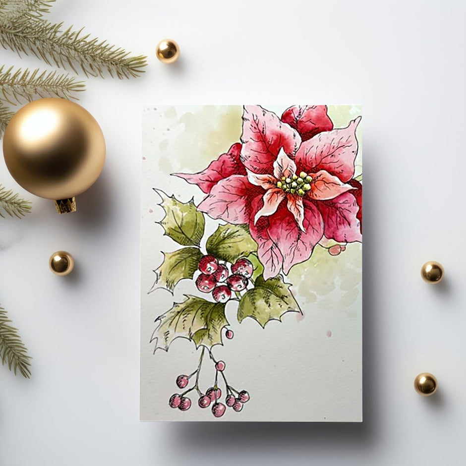 12 Festive Watercolor Cards