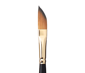 Callia Dagger Paint Brush Set, Synthetic Kolinsky Sable by Willow Wolfe