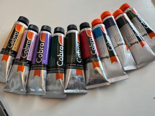 Cobra Water Mixable Oil Unique Colors - Only 2 Sets Available