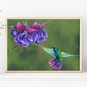 Learn to Paint Vibrant Hummingbirds with Course Book