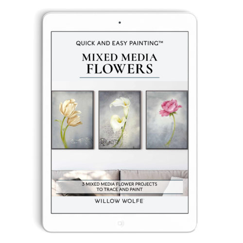 Mixed Media Flowers - 3 Projects Including Ivory Tulips, Pink Rose & Calla Lily Ebook