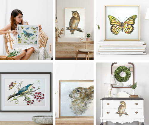 Image Transfer & Glaze Vintage Decor Painting Class + Bonus eBook