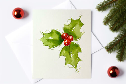 Holiday Watercolor Workshop - Learn to Paint 12 Watercolor Holiday Projects