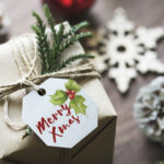Christmas holiday greeting design mockup