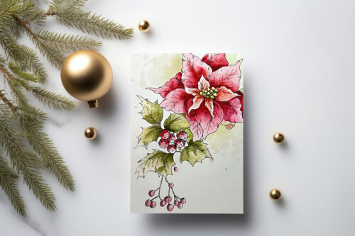 Holiday Watercolor Workshop - Learn to Paint 12 Watercolor Holiday Projects